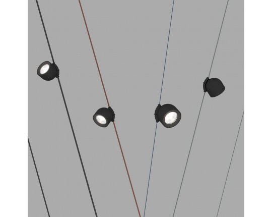 Трековый светодиодный светильник Denkirs Belty Spot DK5540-BK