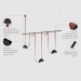 Подвес Denkirs Belty Rod TR5537-BK