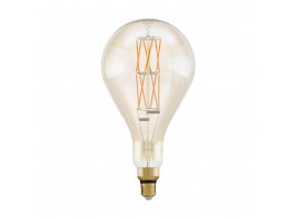 Лампа светодиодная филаментная диммируемая Eglo E27 8W 2100К янтарь 11686