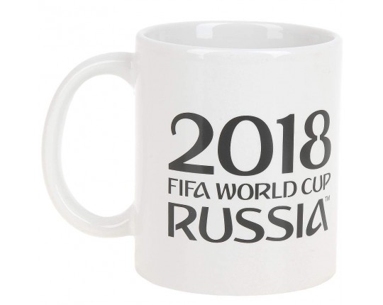 Кружка керамическая ЧМ 2018 v=330мл. (min12) (упаковка шоу-бокс) 13049