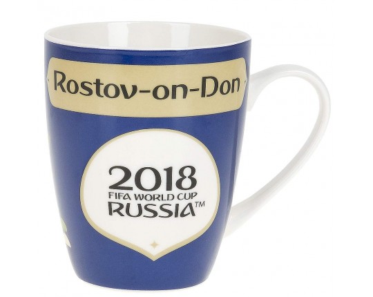 Кружка фарфоровая ЧМ 2018/Rostov-on-Don v=360мл. (подарочная упаковка)