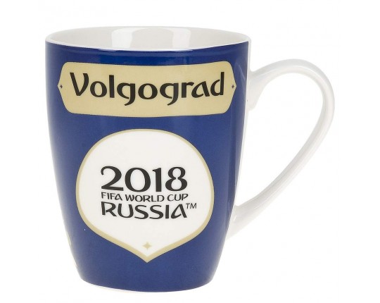 Кружка фарфоровая ЧМ 2018/Volgograd v=360мл. (подарочная упаковка)