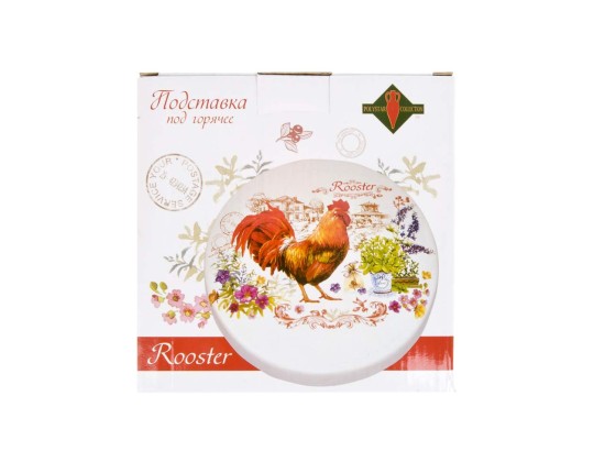 Подставка под горячее Rooster d=17см. h=1,5см. (подарочная упаковка)