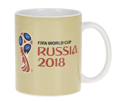 Кружка керамическая ЧМ 2018 v=330мл. (min12) (транспортная упаковка) 12983