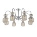 Потолочная люстра Escada Gloss 1141/8PL Chrome/Beige