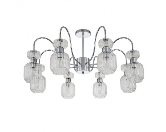 Потолочная люстра Escada Gloss 1141/8PL Chrome/Clear