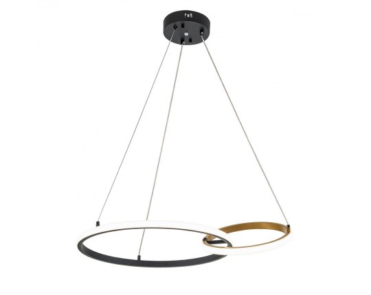 Подвесной светодиодный светильник Escada Relation 10230/2LED Black/Gold