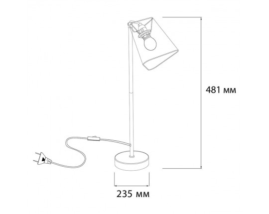 Настольная лампа Escada Hall 10185/L White