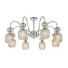 Потолочная люстра Escada Gloss 1141/8PL Chrome/Beige