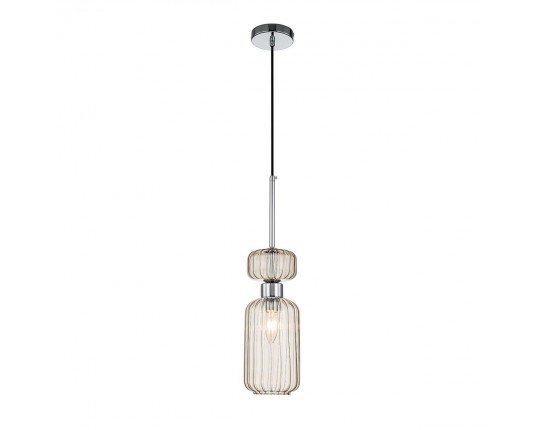 Подвесной светильник Escada Gloss 1141/1S Chrome/Beige