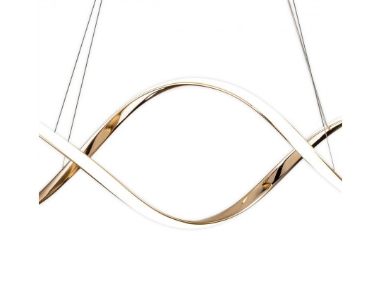 Подвесной светодиодный светильник Escada Knot 10236/1LED Gold