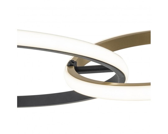 Подвесной светодиодный светильник Escada Relation 10230/2LED Black/Gold