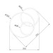 Потолочная светодиодная люстра Escada CONTOUR 10213/2LED BL Chrome