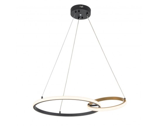 Подвесной светодиодный светильник Escada Relation 10230/2LED Black/Gold