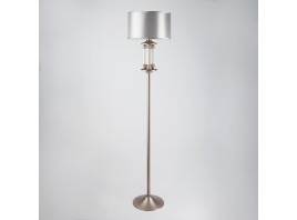 Классический торшер с абажуром Eurosvet 01046/1 сатин-никель