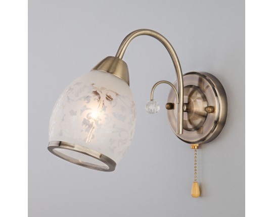 Бра с выключателем Eurosvet 30026/1 античная бронза