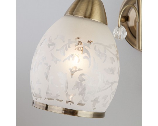 Бра с выключателем Eurosvet 30026/1 античная бронза