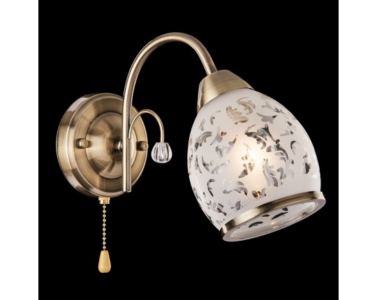 Бра с выключателем Eurosvet 30026/1 античная бронза