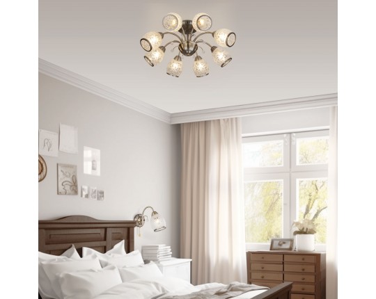 Бра с выключателем Eurosvet 30026/1 античная бронза