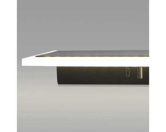 Настенный светодиодный светильник Eurosvet 20127/1 LED черный