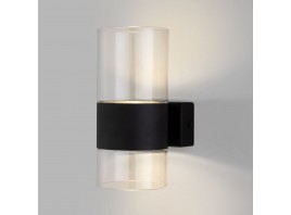 Настенный светильник Eurosvet 40021/1 LED чёрный/прозрачный