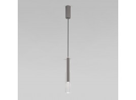Подвесной светильник LED со стеклянным плафоном Eurosvet 50254/1 LED графит