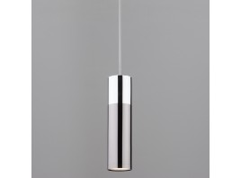 Светодиодный подвесной светильник в стиле лофт Eurosvet 50135/1 LED хром/черный жемчуг