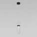 Подвесной светильник Eurosvet 50244/1 LED черный/прозрачный