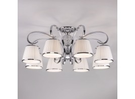 Потолочная люстра с абажурами Eurosvet 60088/8 хром