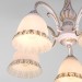 Потолочная люстра со стеклянными плафонами Eurosvet 60107/5 белый с золотом