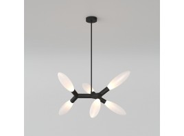 Потолочный светильник Eurosvet 30180/6 черный Smart