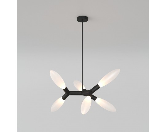 Потолочный светильник Eurosvet 30180/6 черный Smart