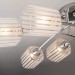 Потолочный светильник с плафонами из стекла Eurosvet 30125/8 хром