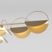 Потолочный светильник Eurosvet 70148/8 золото Smart