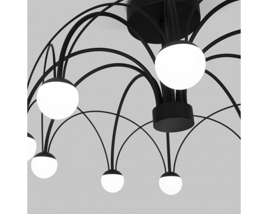 Потолочный светодиодный светильник Ragno Eurosvet 90035/10  LED черный