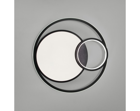 Потолочный светодиодный светильник с регулировкой яркости и цветовой температуры Eurosvet 90254/1 черный