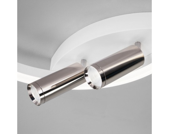 Умный потолочный светильник Eurosvet Luminari 90247/3 Eurosvet 90247/3 белый/хром Smart