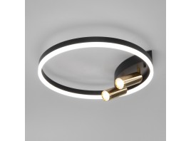 Умный потолочный светильник Eurosvet Luminari 90247/3 Eurosvet 90247/3 черный/золото Smart