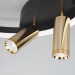 Умный потолочный светильник Eurosvet Luminari 90247/3 Eurosvet 90247/3 черный/золото Smart