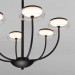 Потолочный светильник со стеклянным плафоном Eurosvet 50388 LED черный