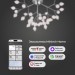 Умная потолочная люстра серебряного цвета Bogate's 548 Smart
