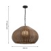 Подвесной светильник Favourite Wicker 4884-1P