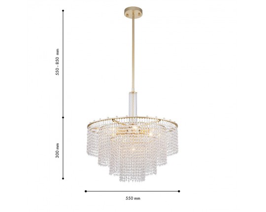Подвесная люстра Favourite Fringe 4762-7P