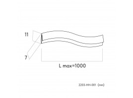 Гарпун для натяжного потолка Favourite Practica 2203-HH-001