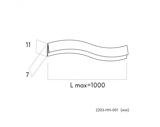 Гарпун для натяжного потолка Favourite Practica 2203-HH-001