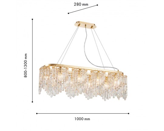 Подвесная люстра Favourite Diadem 4724-10P