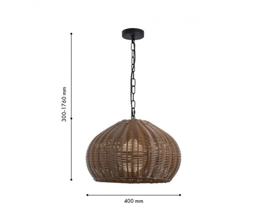 Подвесной светильник Favourite Wicker 4883-1P
