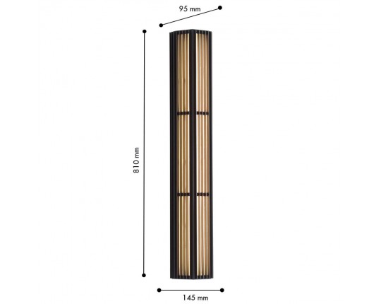 Уличный настенный светильник Favourite Trellis 4824-3W