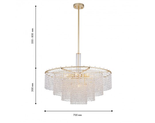 Подвесная люстра Favourite Fringe 4762-9P