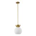 Подвесной светильник iLamp Mono P6079-1 GD+WH